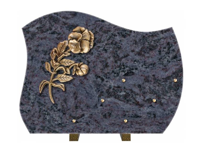 Aromira funeral plaque