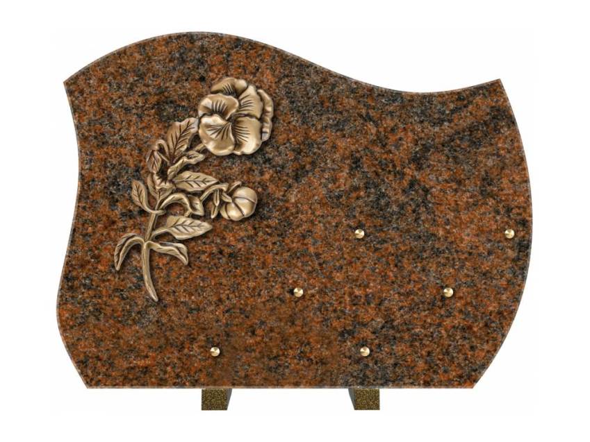 Aromira funeral plaque