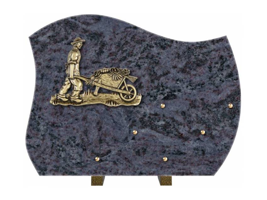 Aromira funeral plaque