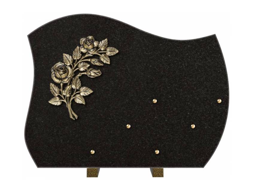 Aromira funeral plaque