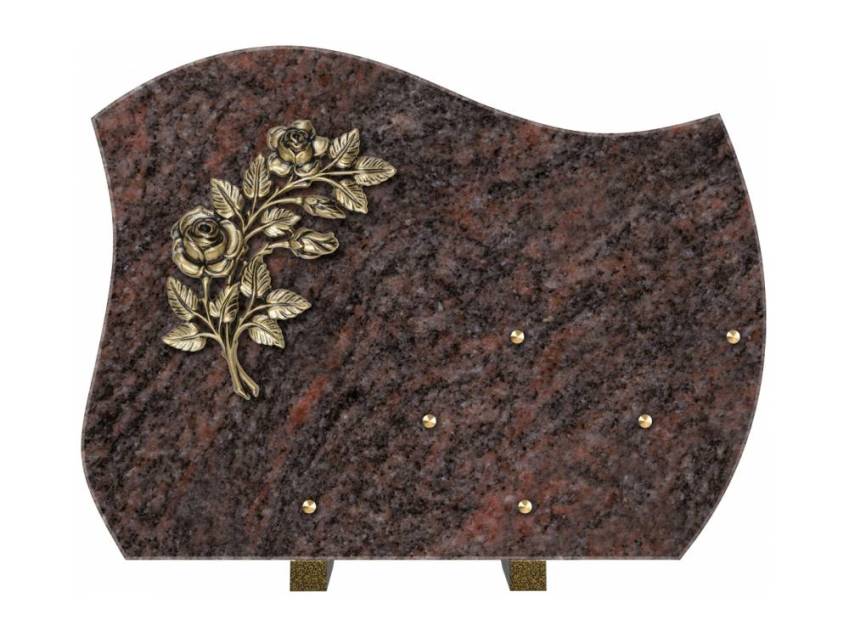 Aromira funeral plaque