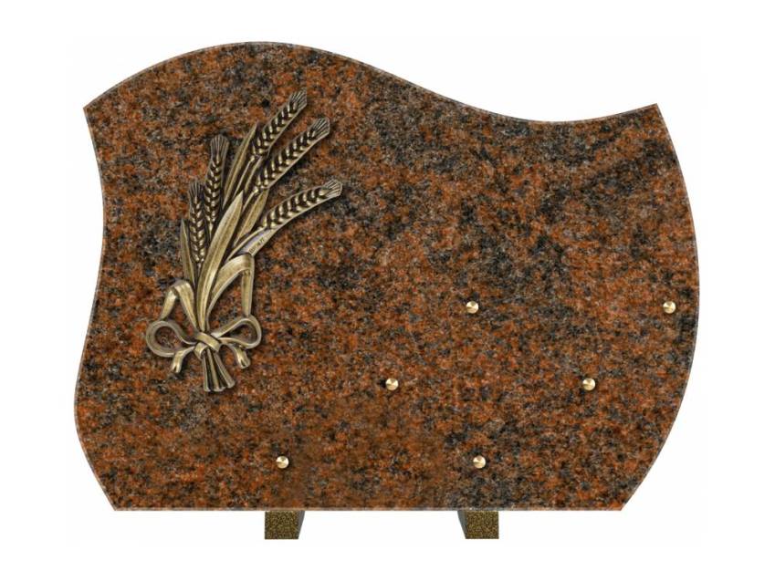 Aromira funeral plaque
