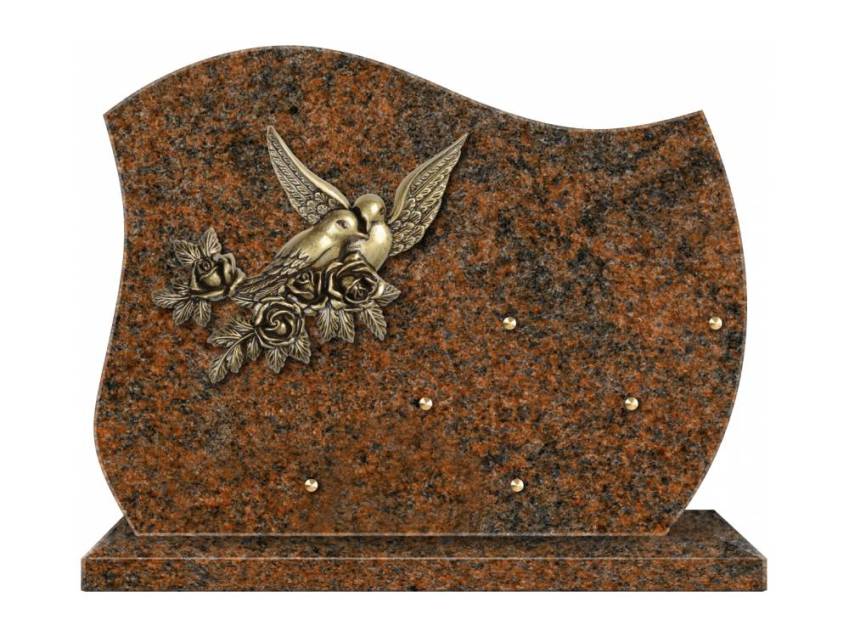 Aromira funeral plaque