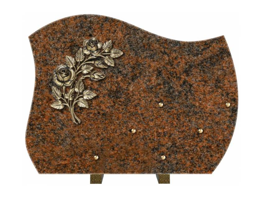 Aromira funeral plaque