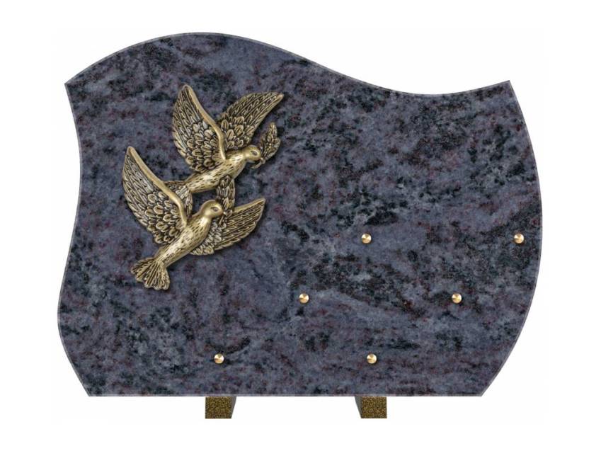 Aromira funeral plaque