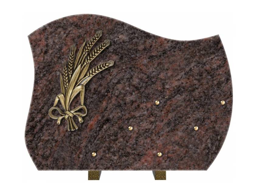 Aromira funeral plaque