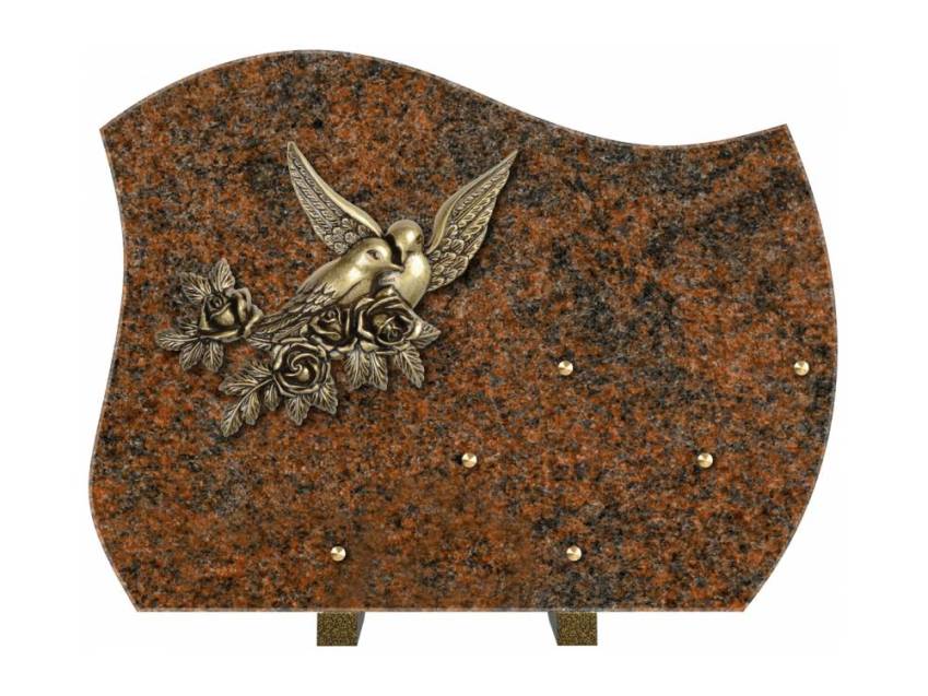Aromira funeral plaque