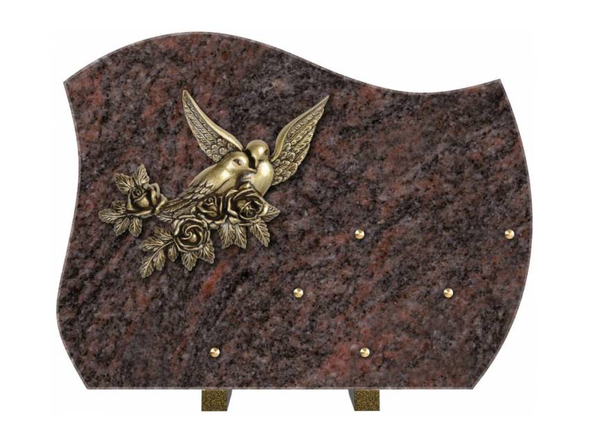 Aromira funeral plaque