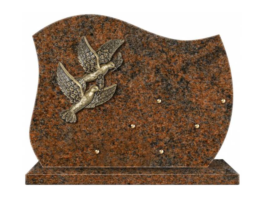 Aromira funeral plaque