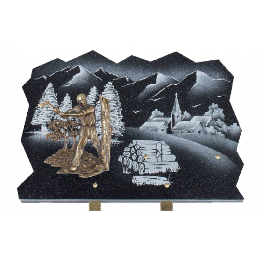 Handmade fabulous Granite Plaque.