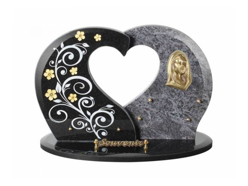 Fabulous Granite Heart Plaque.