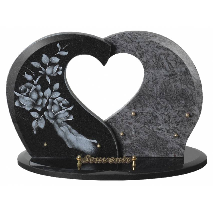 Granite Heart Bucolic Plaque.