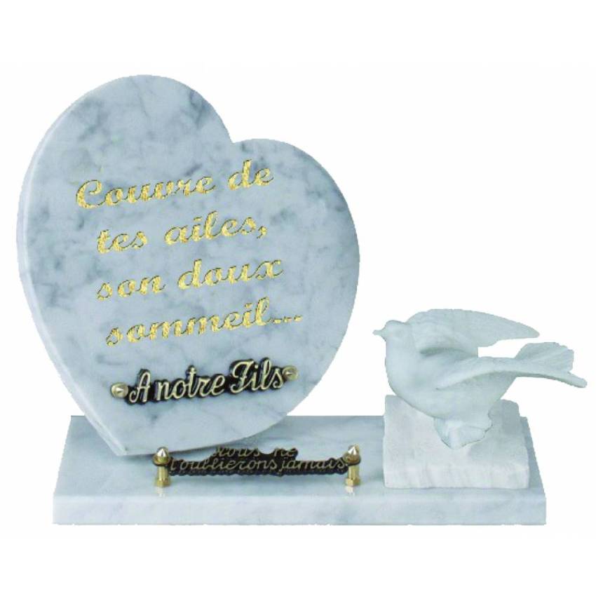 Plaque de cimetiere balderix