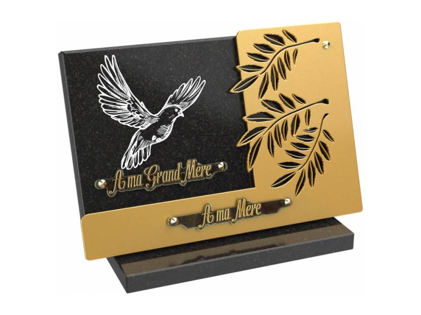 Plaque pour tombe currentix