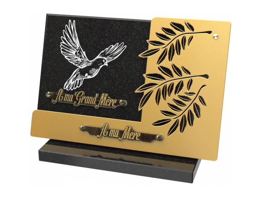 Plaque pour tombe currentix