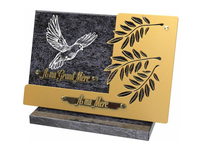 Plaque pour tombe currentix
