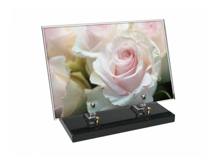 Plaque Plexiglas Rectangle fleurs emblématiques