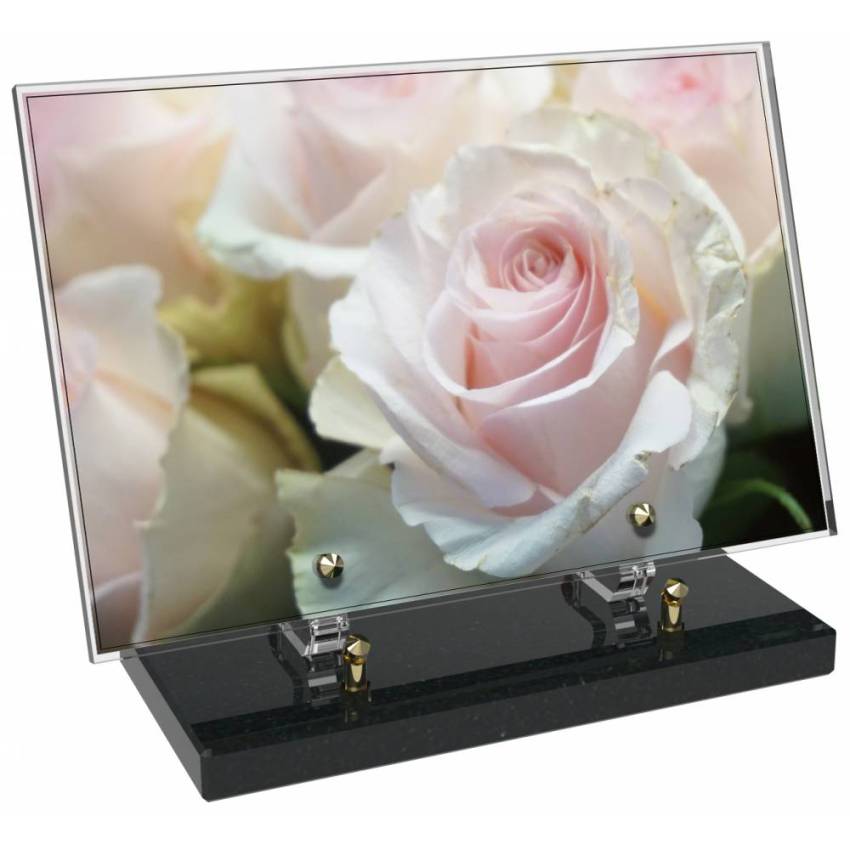 Plaque Plexiglas Rectangle fleurs emblématiques