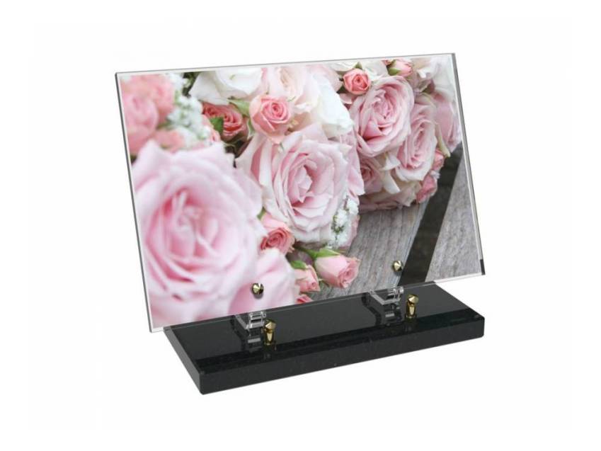 Plaque Plexiglas Rectangle fleurs emblématiques