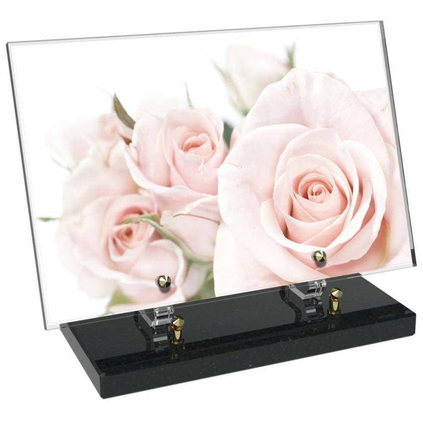 Plaque Plexiglas Rectangle fleurs emblématiques