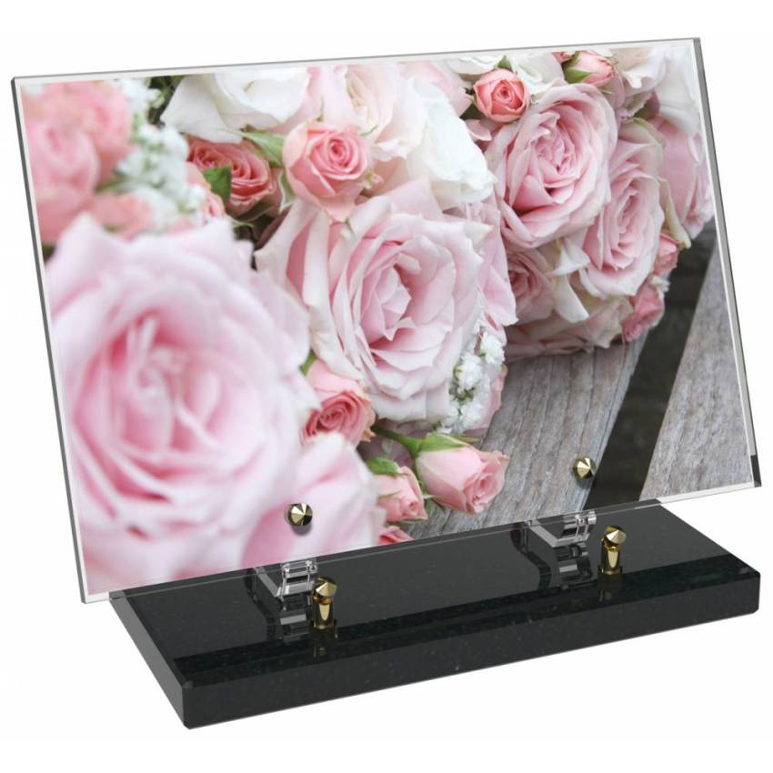 Plaque Plexiglas Rectangle fleurs emblématiques