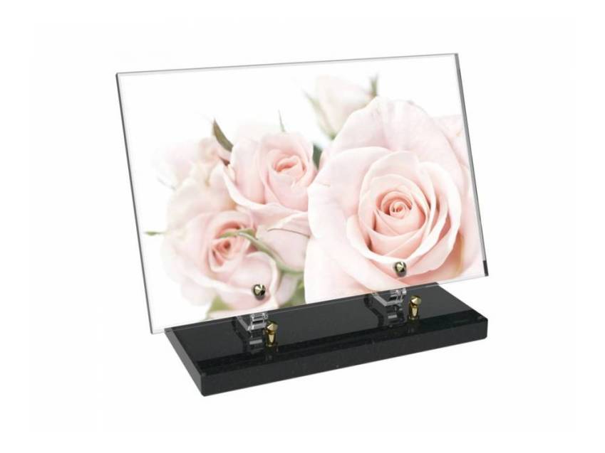 Plaque Plexiglas Rectangle fleurs emblématiques