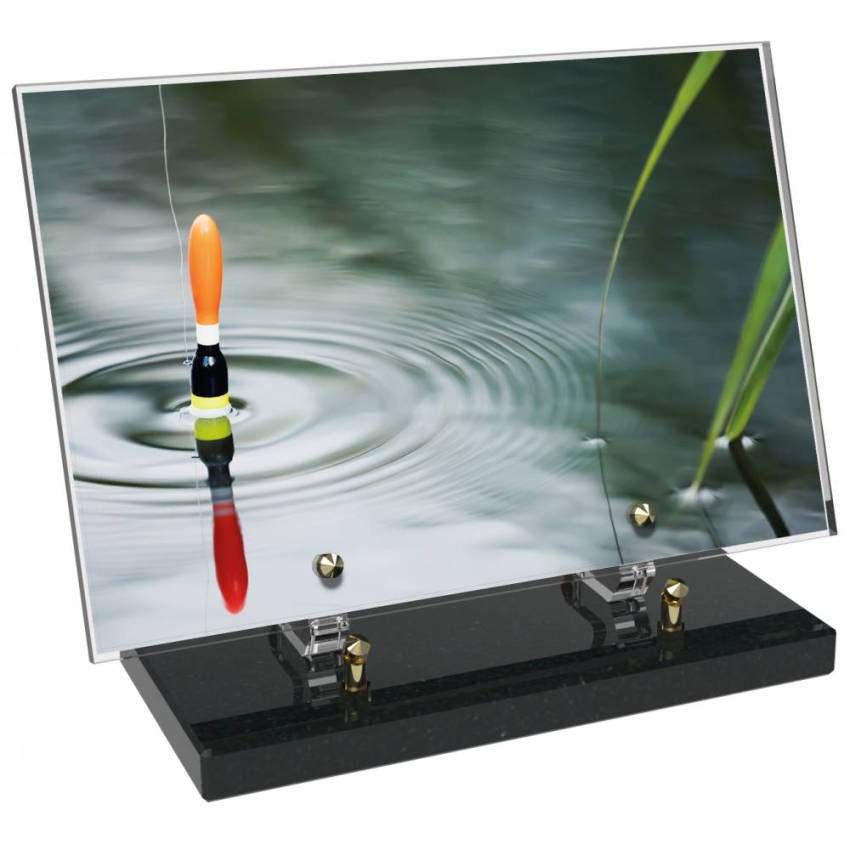 Peach Rectangle Plexiglas Plate