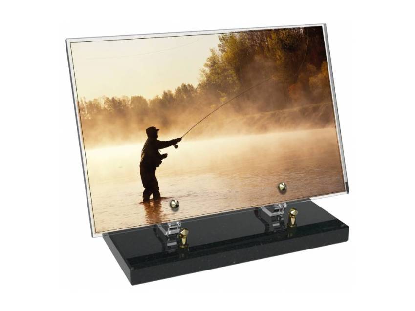 Peach Rectangle Plexiglas Plate