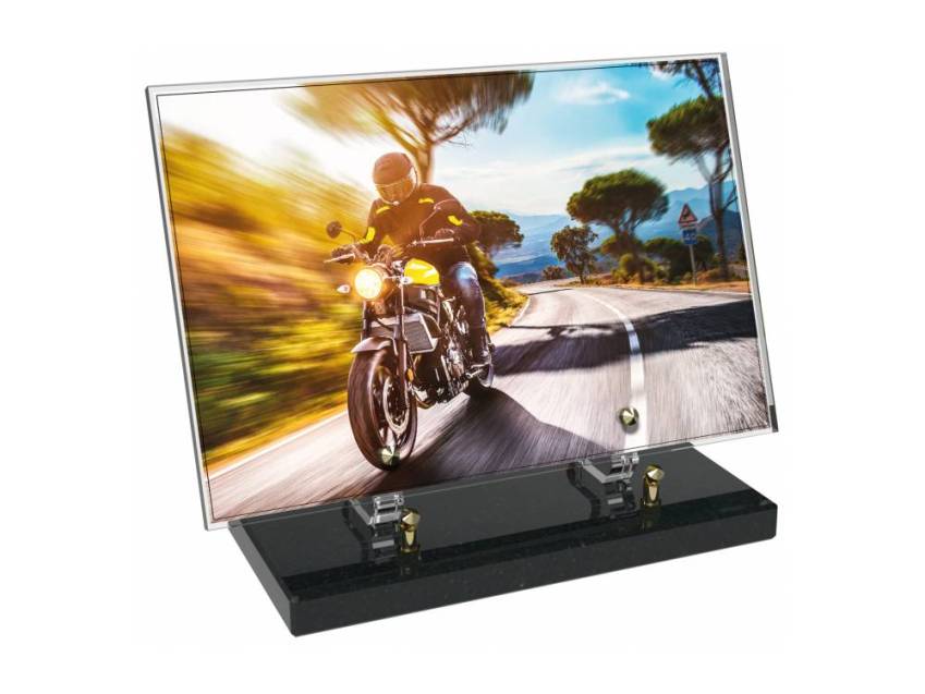 Premium Motorcycle Rectangle Plexiglas Sign