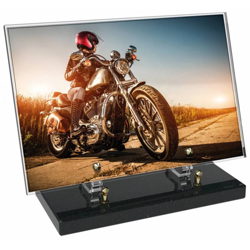Premium Motorcycle Rectangle Plexiglas Sign