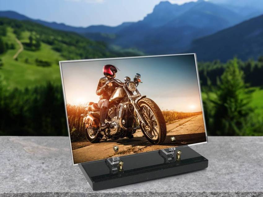 Premium Motorcycle Rectangle Plexiglas Sign