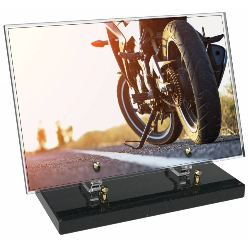 Premium Motorcycle Rectangle Plexiglas Sign