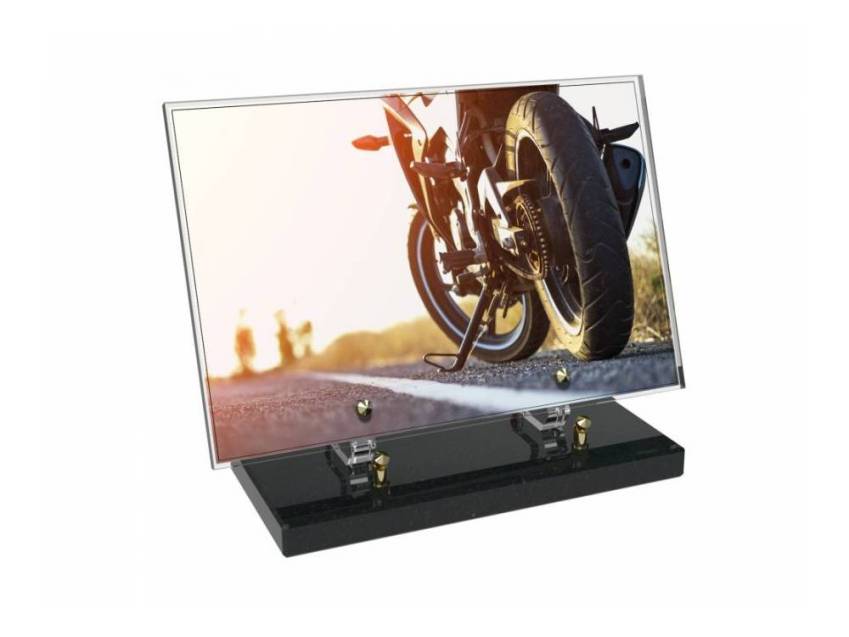 Premium Motorcycle Rectangle Plexiglas Sign
