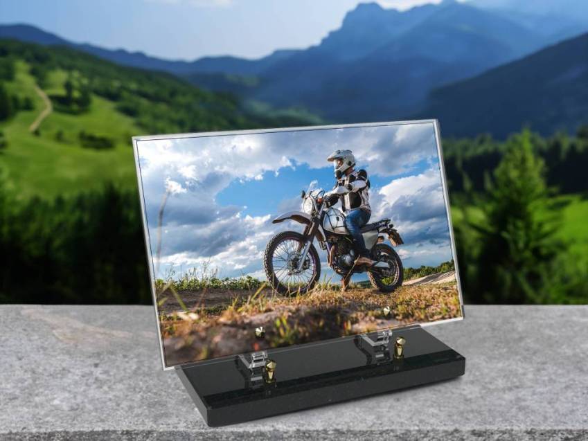 Premium Motorcycle Rectangle Plexiglas Sign