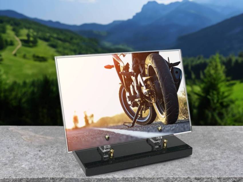 Premium Motorcycle Rectangle Plexiglas Sign