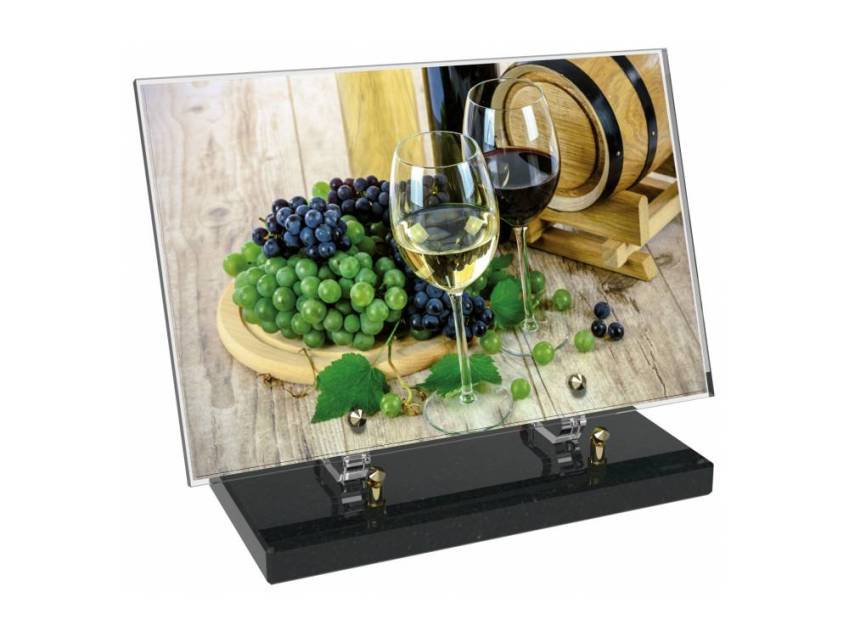 Single Vine Rectangle Plexiglas Plate