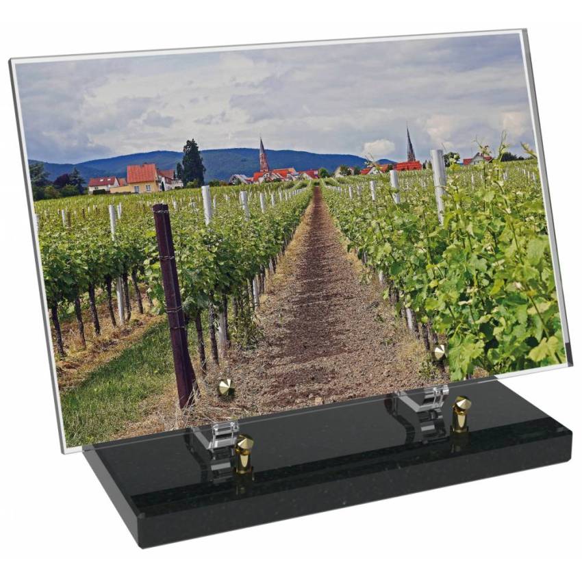 Plaque funéraire Vigne