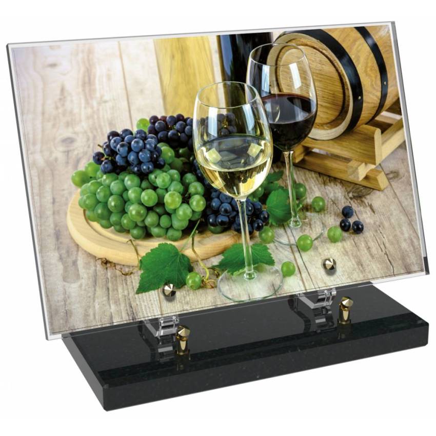 Single Vine Rectangle Plexiglas Plate