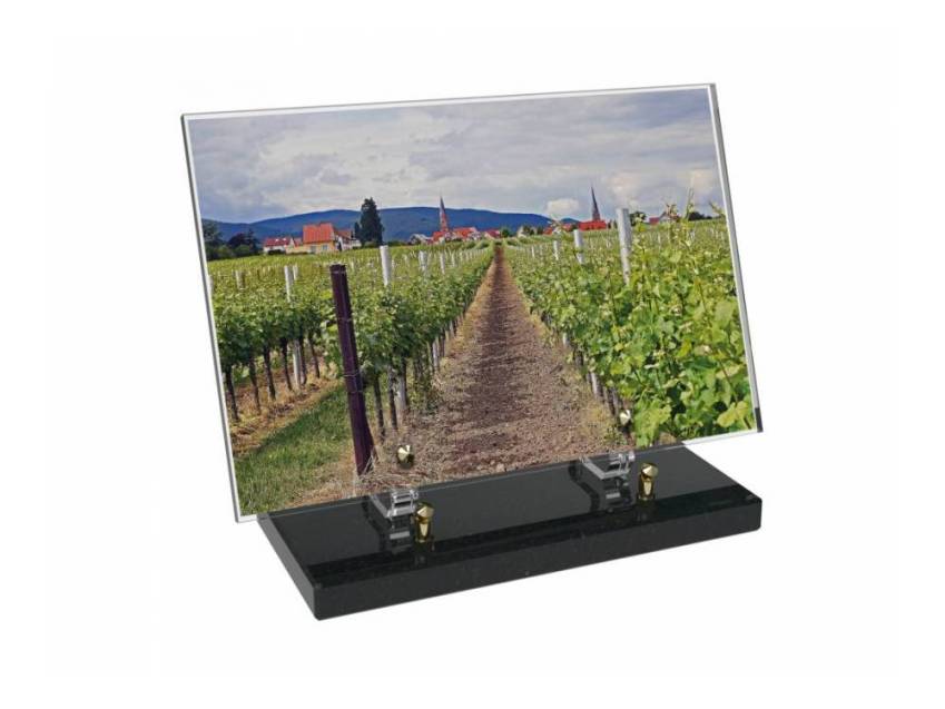 Plaque funéraire Vigne