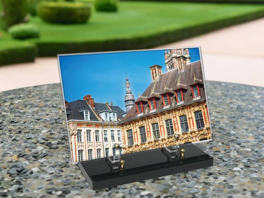Plaque Plexiglas Rectangle honneur aux régions