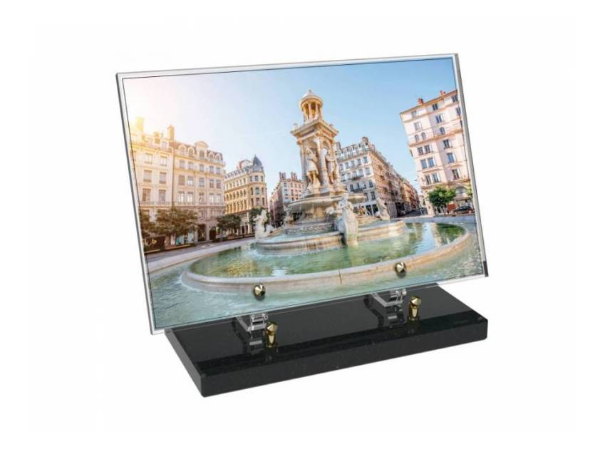 Plaque Plexiglas Rectangle honneur aux régions