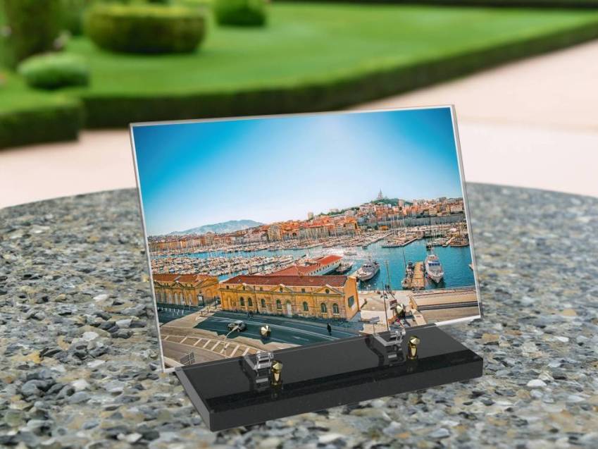 Plaque Plexiglas Rectangle honneur aux régions