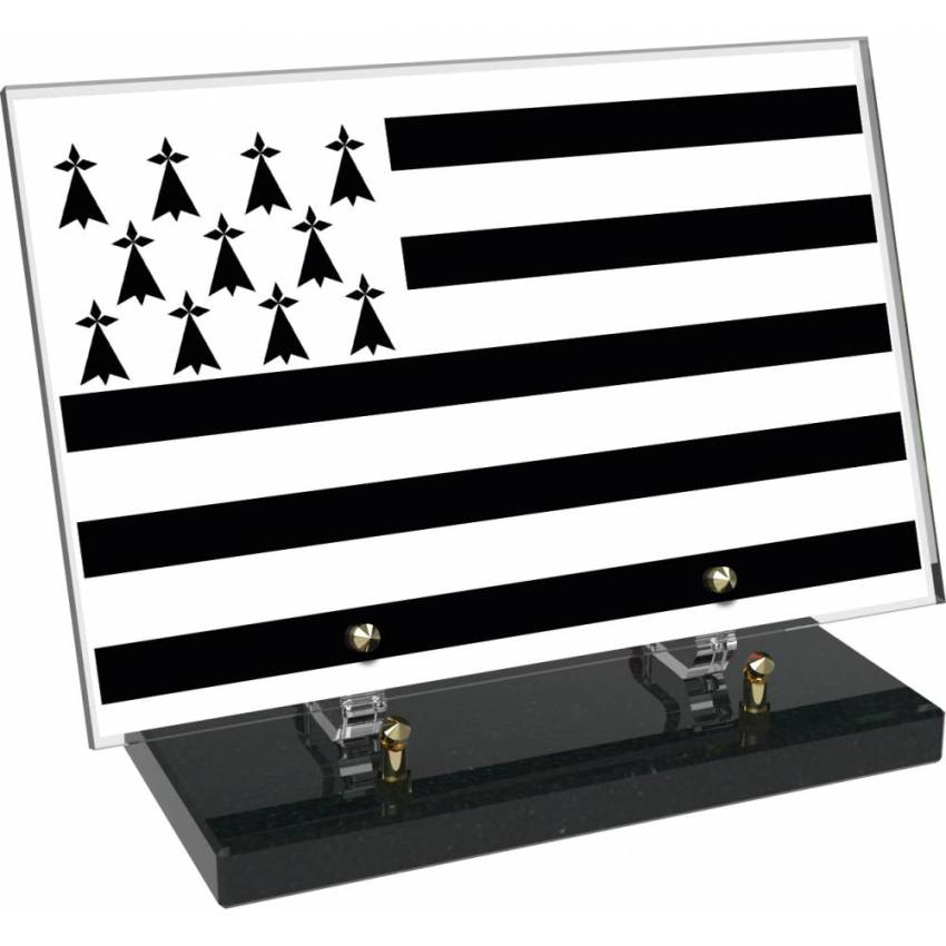 Plaque Plexiglas Rectangle honneur aux régions