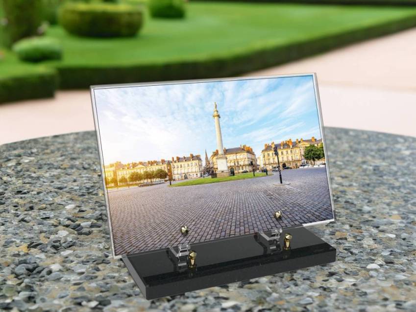 Plaque Plexiglas Rectangle honneur aux régions
