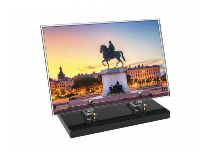 Plaque Plexiglas Rectangle honneur aux régions
