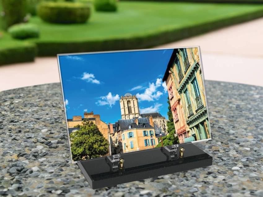 Plaque Plexiglas Rectangle honneur aux régions