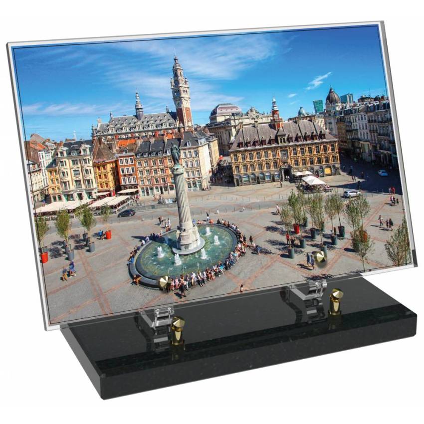 Plaque Plexiglas Rectangle honneur aux régions