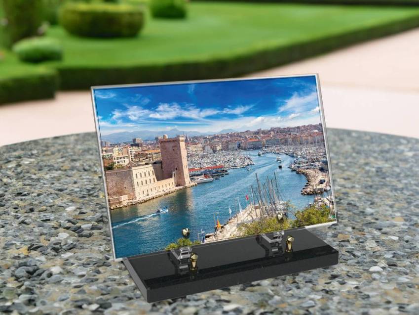 Plaque Plexiglas Rectangle honneur aux régions