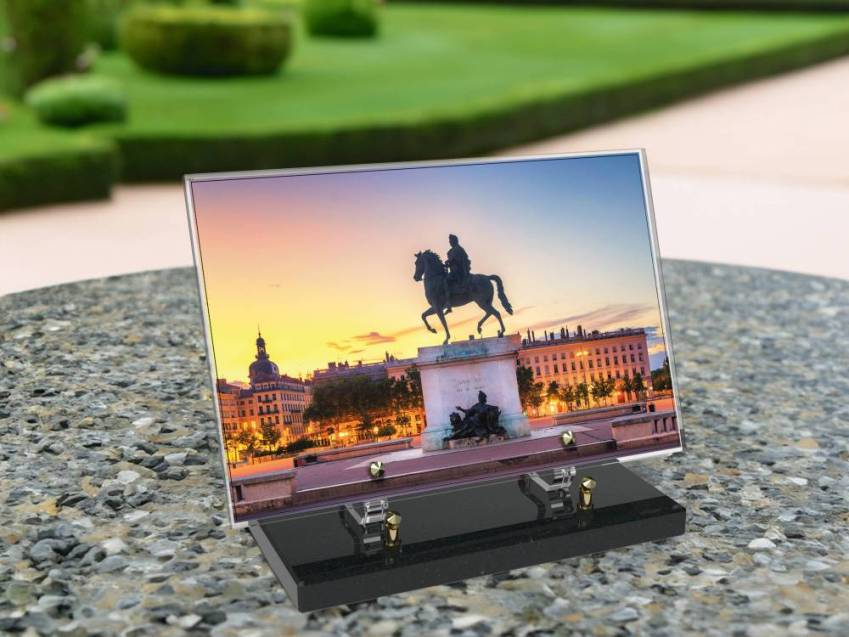 Plaque Plexiglas Rectangle honneur aux régions