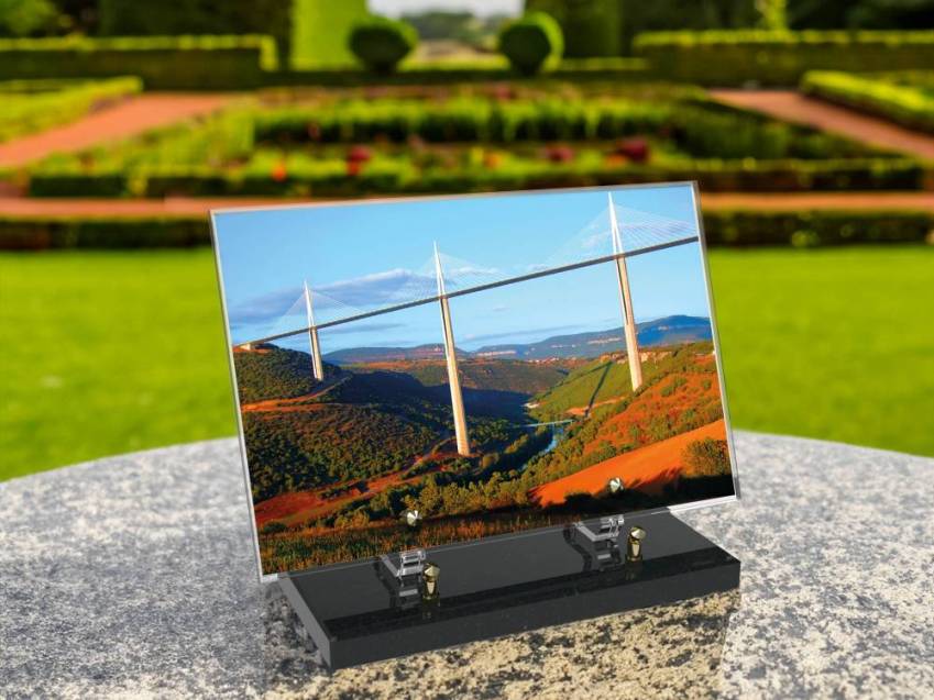 Plaque Plexiglas Rectangle honneur aux régions